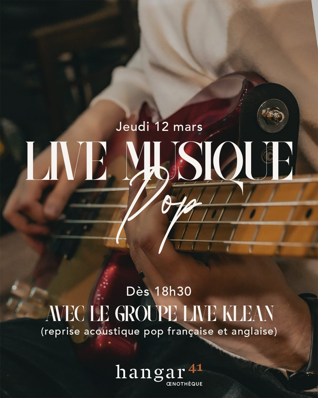 LIVE MUSIQUE POP – 12.03.2026 dès 18H30